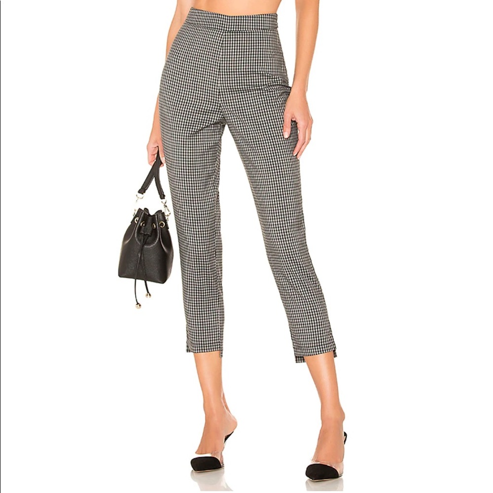 Young Professional Pants in Black & White Check
